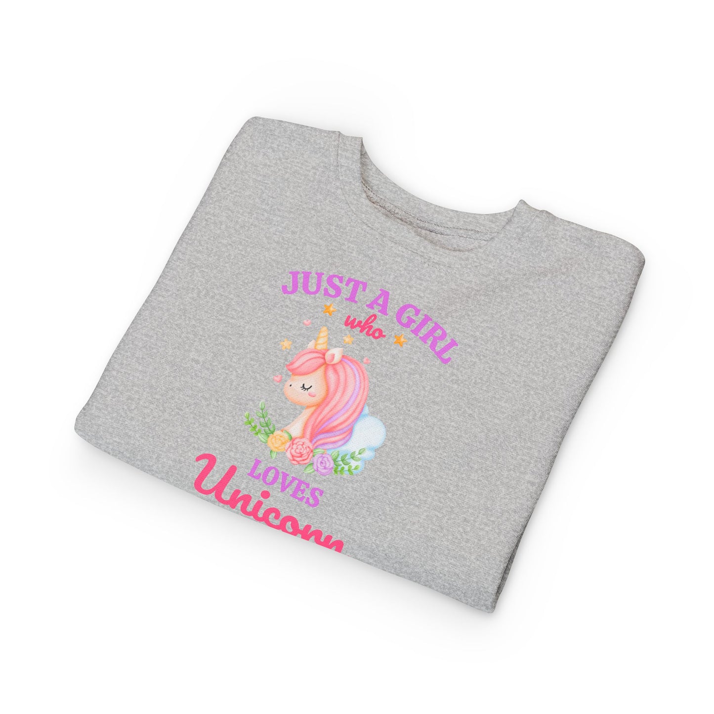 Toddler Unicorn Sweatshirt | Cute Kids Pullover, Gift, Toddler Apparel, Everyday Wear Printify