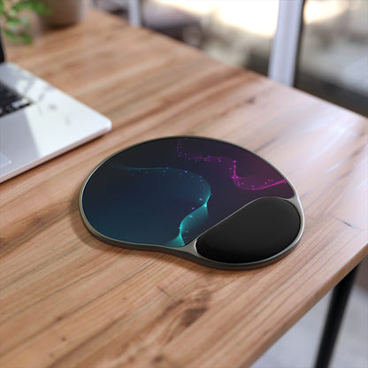 Mouse Pad with Wrist Rest, Desk Accessory, Computer Gaming Gift, Stylish Workstation