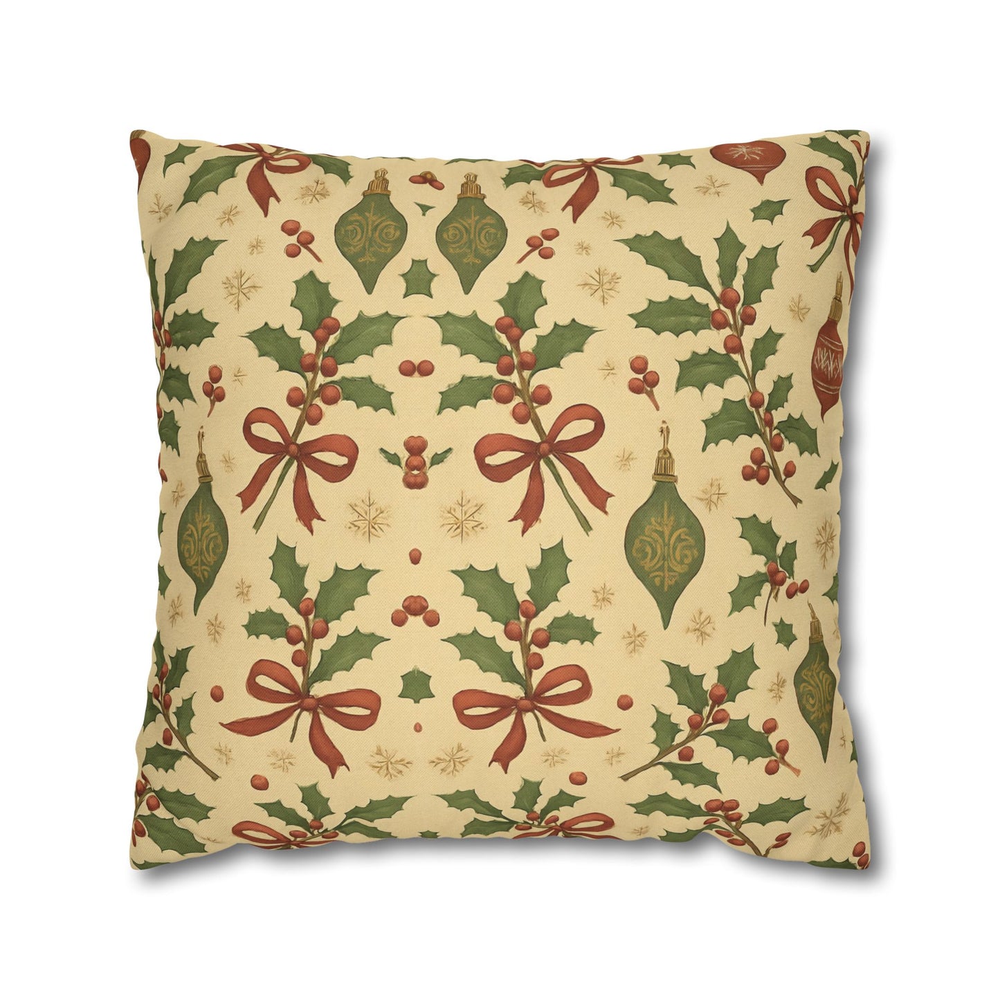 Festive Holiday Pillowcase - Home Cushion Cover