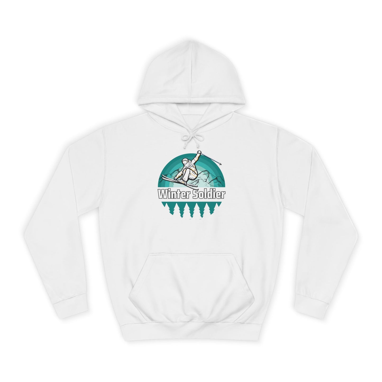 Unisex College Hoodie for Winter Sports Enthusiasts, Cozy Winter Apparel