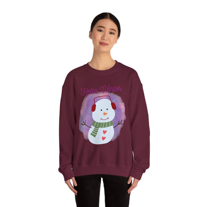 Winter-Themed Sweatshirt, Cozy Holiday Pullover,, Christmas Gift Printify Winter-Themed Sweatshirt, Cozy Holiday Pullover,, Christmas Gift Printify