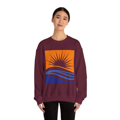 Minimalist beach Sweatshirt - Cozy Unisex, Gift for Friends or Family