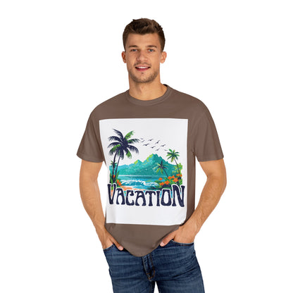 Vacation Vibes Unisex T-Shirt - Perfect for Summer Getaways, Travel Enthusiasts