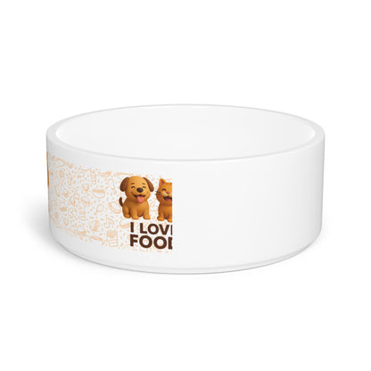 Cute Pet Bowl for Dog Lovers,, Personalized Pet Dish, Pet Feeding Bowl
