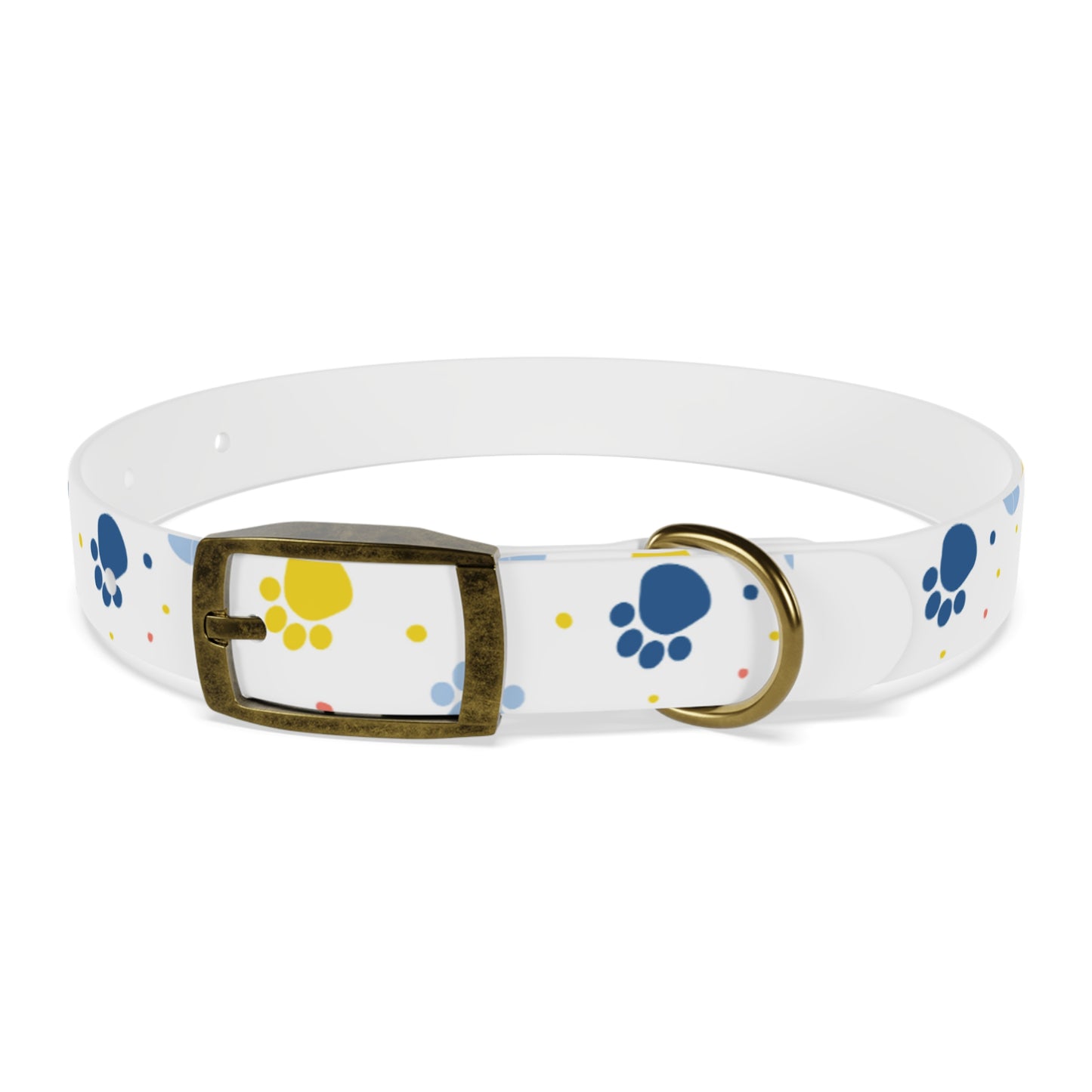 Playful Dog Collar with Colorful Prints, Adjustable Pet Accessory, Perfect for Dog Lovers