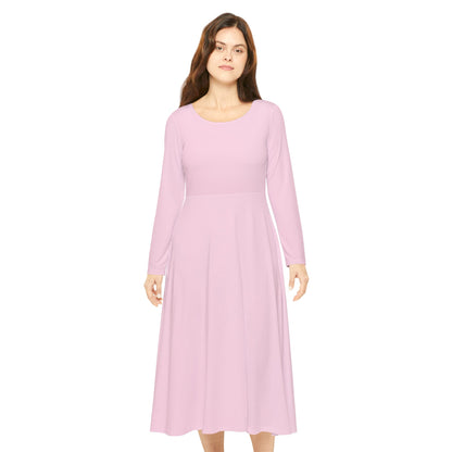 Elegant Women's Long Sleeve Dance Dress
