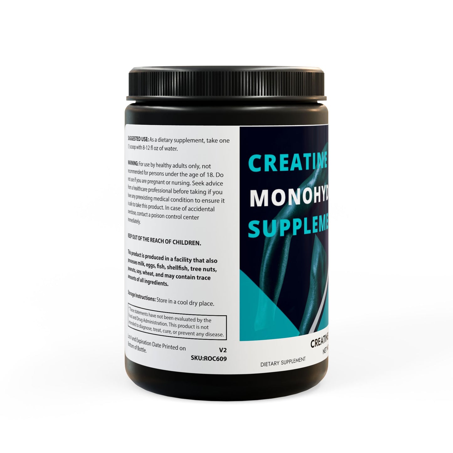 Creatine Monohydrate Supplement (300g, 10.58oz)