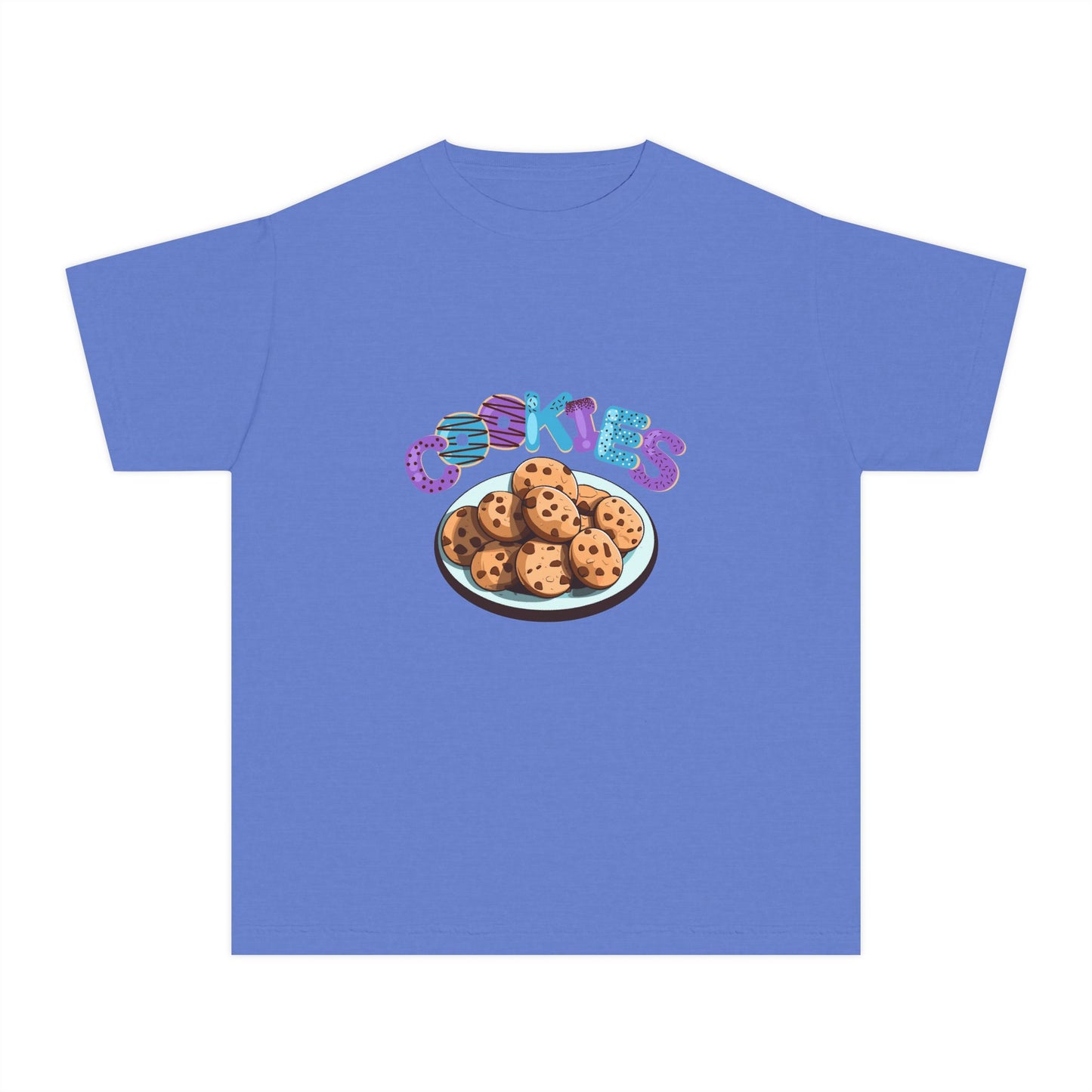 Cookie Lover Youth Tee, Youth Midweight Tee, Sweet Treats Apparel