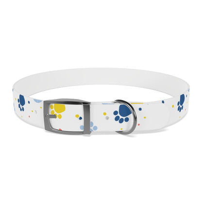 Playful Dog Collar with Colorful Prints, Adjustable Pet Accessory, Perfect for Dog Lovers