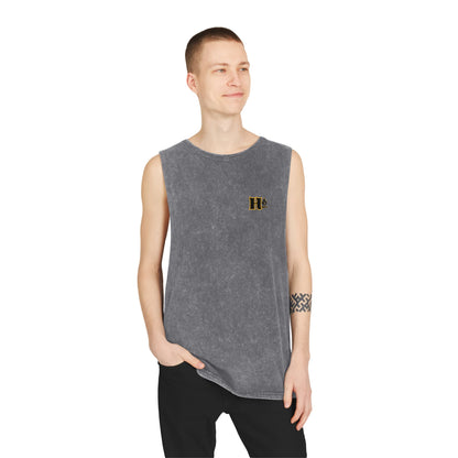 Unisex Stonewash Tank Top -  Casual Wear
