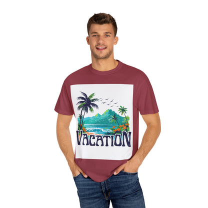 Vacation Vibes Unisex T-Shirt - Perfect for Summer Getaways, Travel Enthusiasts