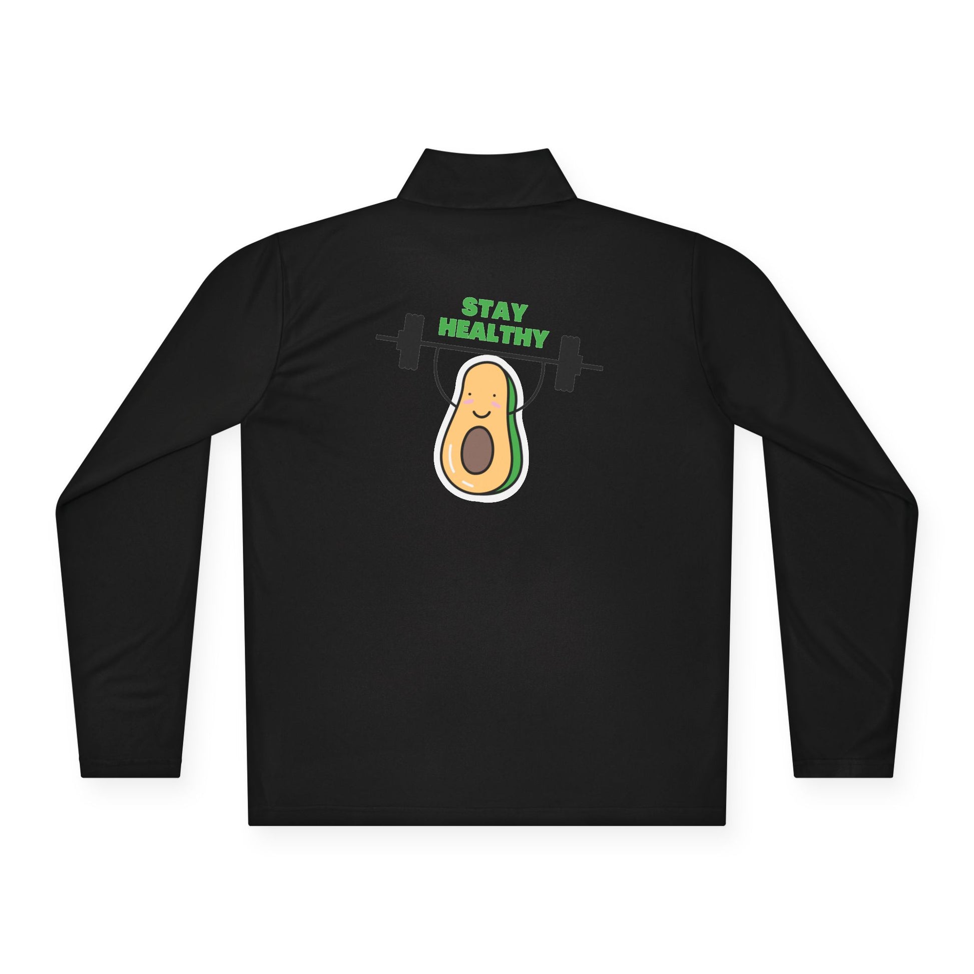 Fitness-Inspired Unisex Quarter-Zip Pullover - Casual Exercise Wear Printify