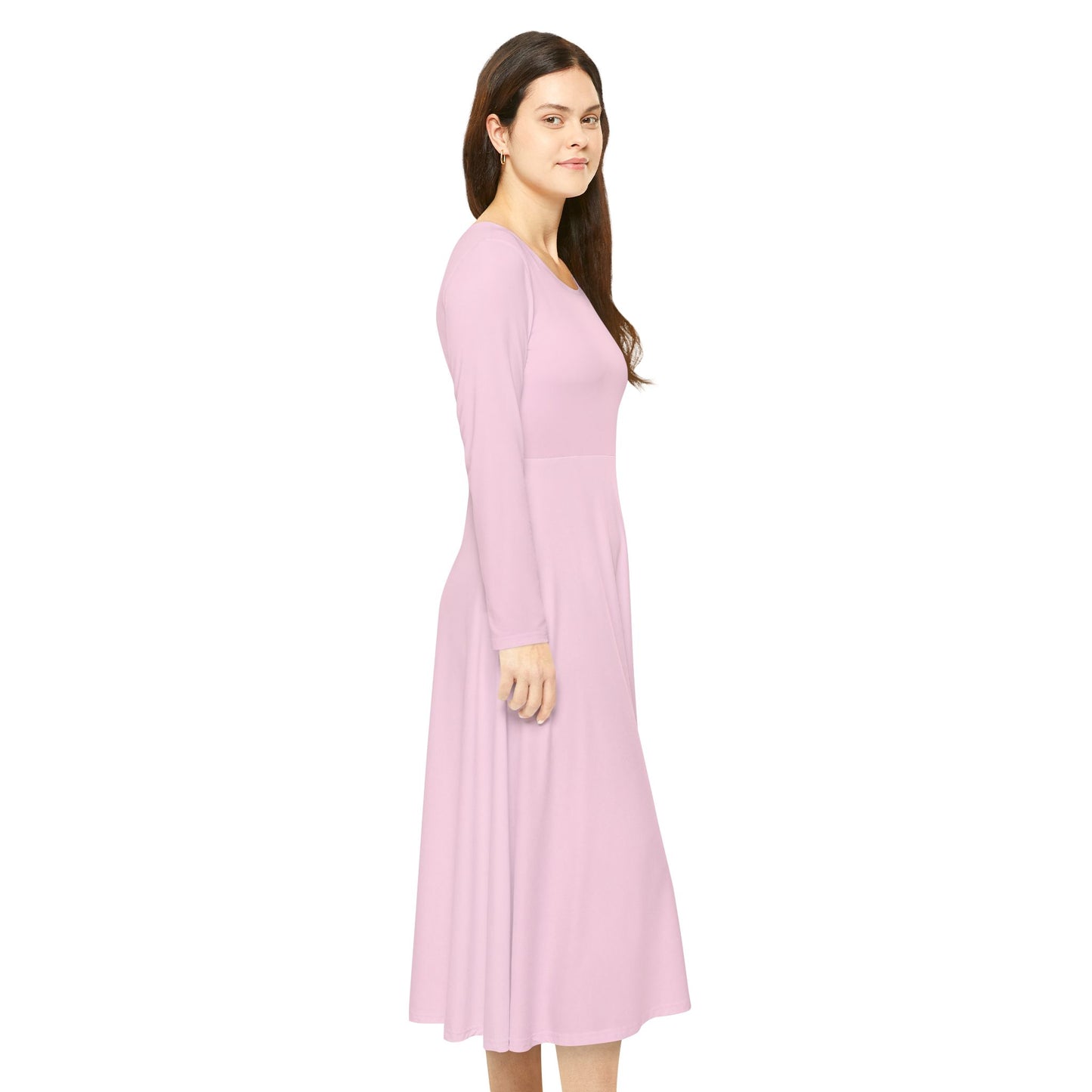 Elegant Women's Long Sleeve Dance Dress