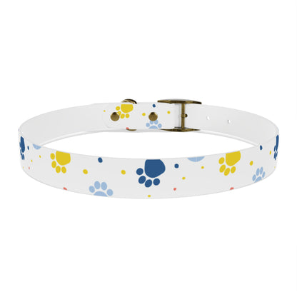 Playful Dog Collar with Colorful Prints, Adjustable Pet Accessory, Perfect for Dog Lovers Printify