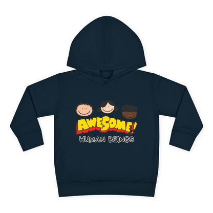 Awesome! Toddler Pullover Fleece Hoodie, Cute Toddler Sweatshirt, Gift for Kids Printify