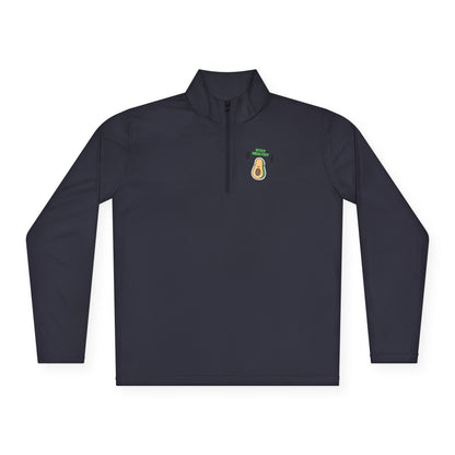 Fitness-Inspired Unisex Quarter-Zip Pullover - Casual Exercise Wear