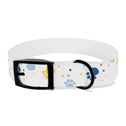 Playful Dog Collar with Colorful Prints, Adjustable Pet Accessory, Perfect for Dog Lovers