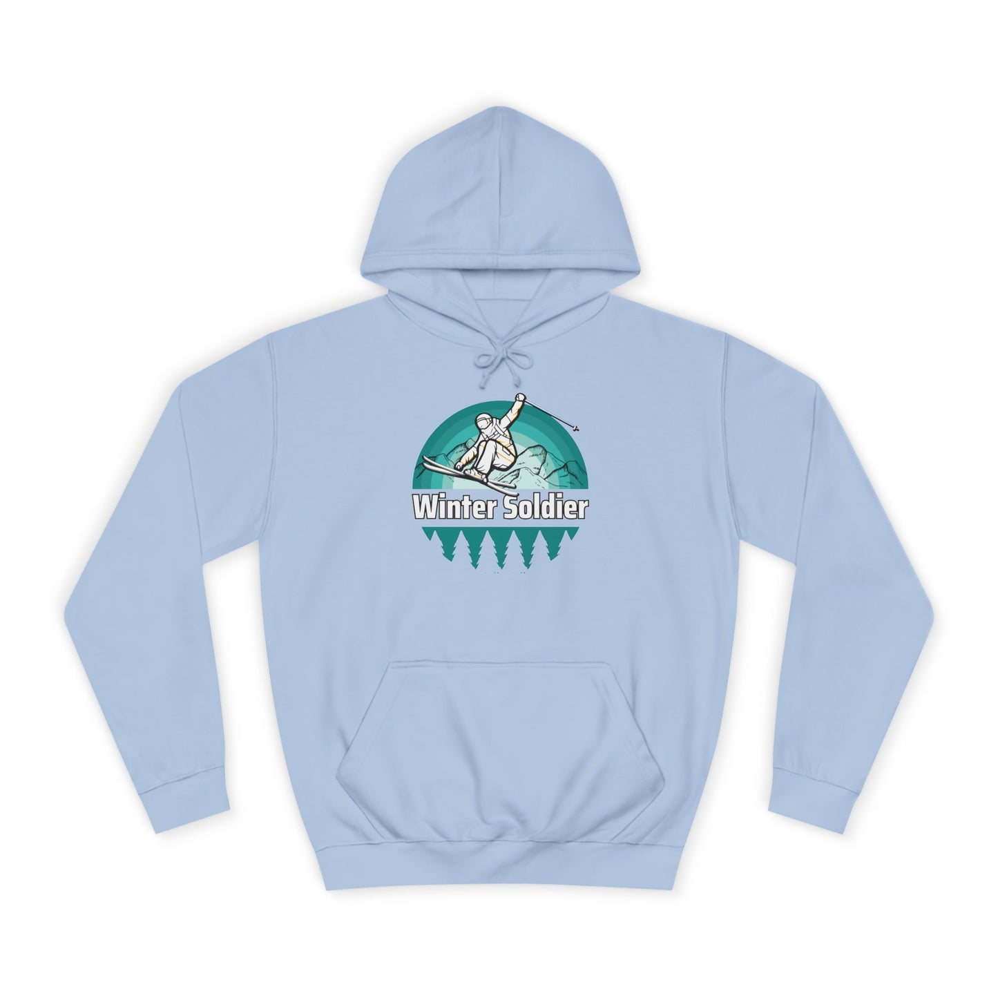 Unisex College Hoodie for Winter Sports Enthusiasts, Cozy Winter Apparel