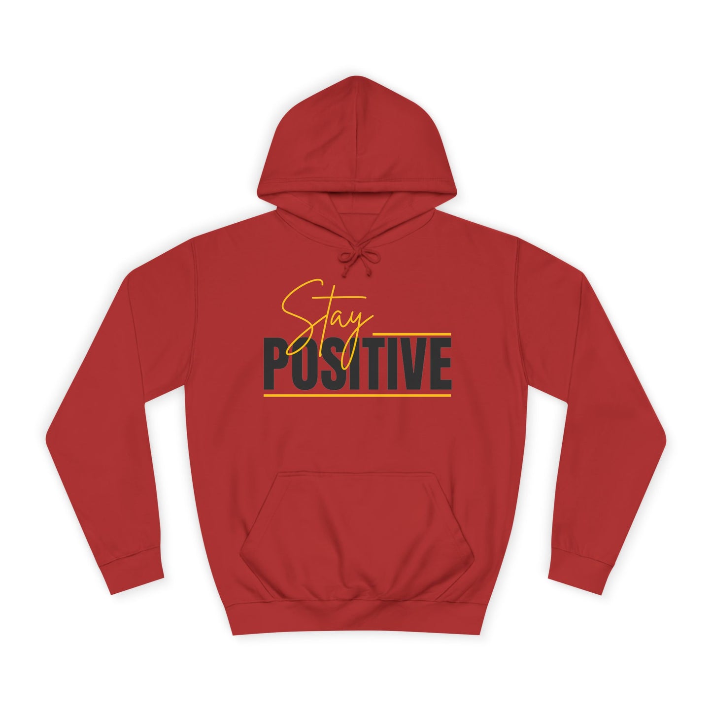 Positive Vibes Unisex College Hoodie, Cozy Sweatshirt