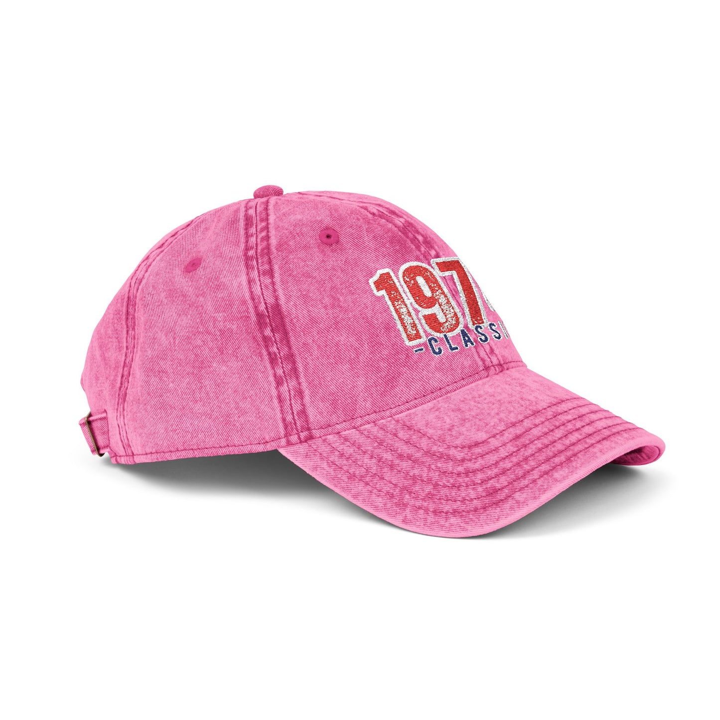 Vintage Embroidered Cap, Retro 1974 Baseball Hat, Unisex Adjustable Hat, Perfect for Casual Wear