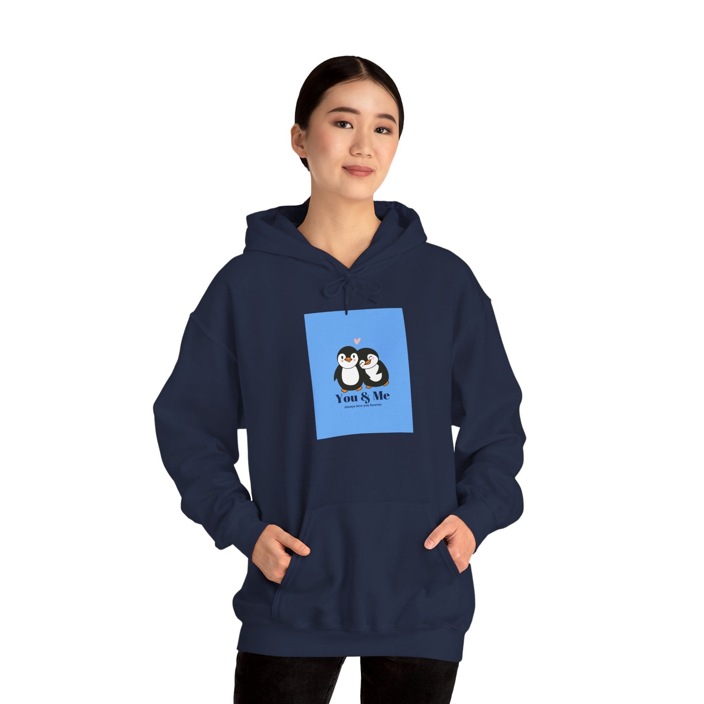 Cute Penguin Love Hoodie - Perfect for Couples, Gifts for Him & Her, Cozy Sweatshirts