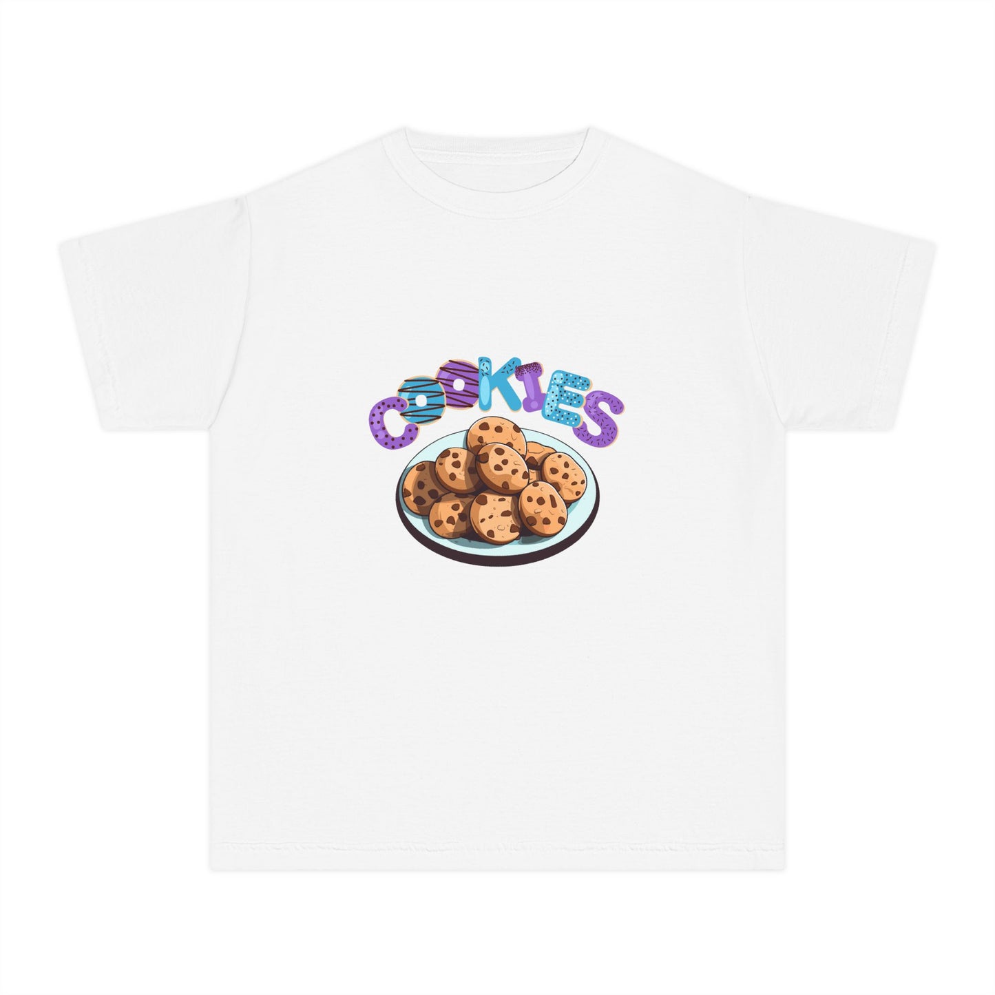 Cookie Lover Youth Tee, Youth Midweight Tee, Sweet Treats Apparel