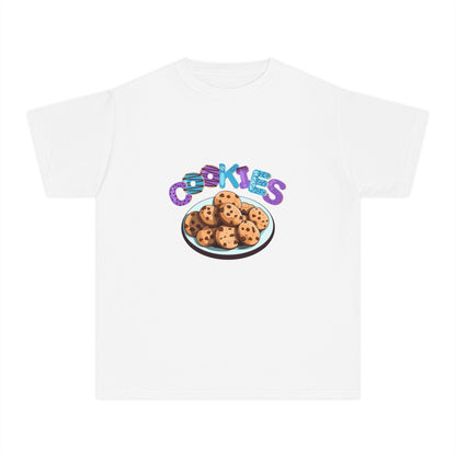 Cookie Lover Youth Tee, Youth Midweight Tee, Sweet Treats Apparel
