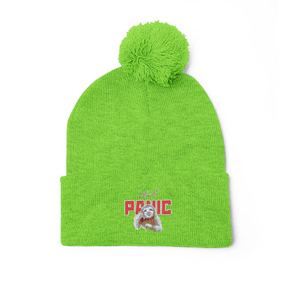 Cozy Embroidered Pom-Pom Cap | Winter Hat, Fashion Accessory