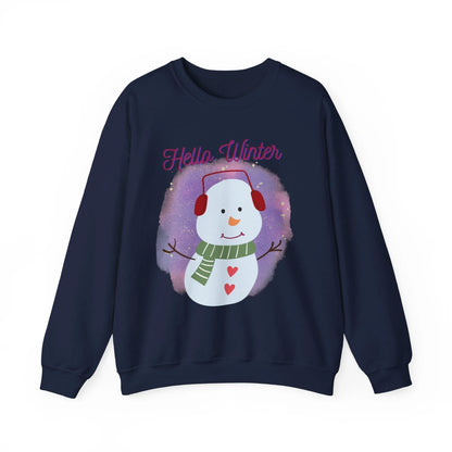 Winter-Themed Sweatshirt, Cozy Holiday Pullover,, Christmas Gift Printify Winter-Themed Sweatshirt, Cozy Holiday Pullover,, Christmas Gift Printify