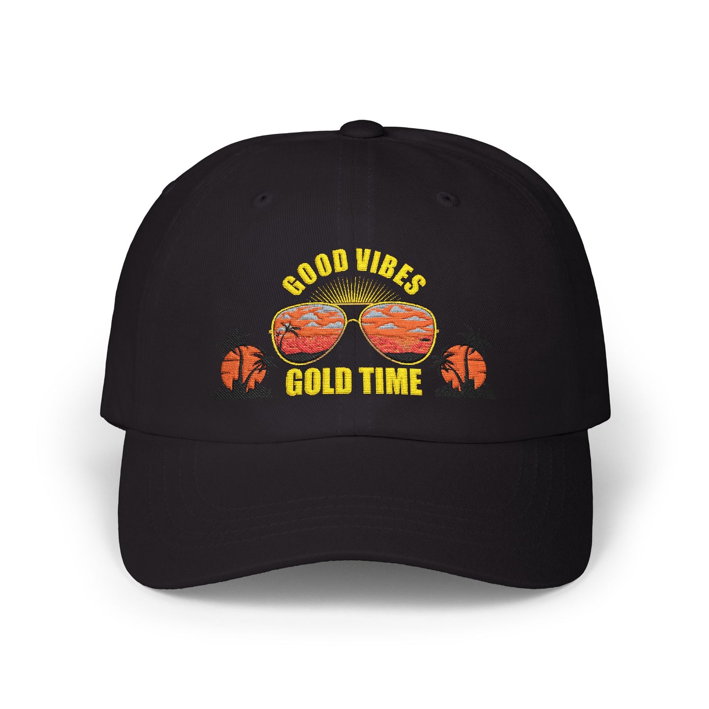 Good Vibes Classic Dad Cap, Unisex Hat, Summer Accessory,Vacation Style