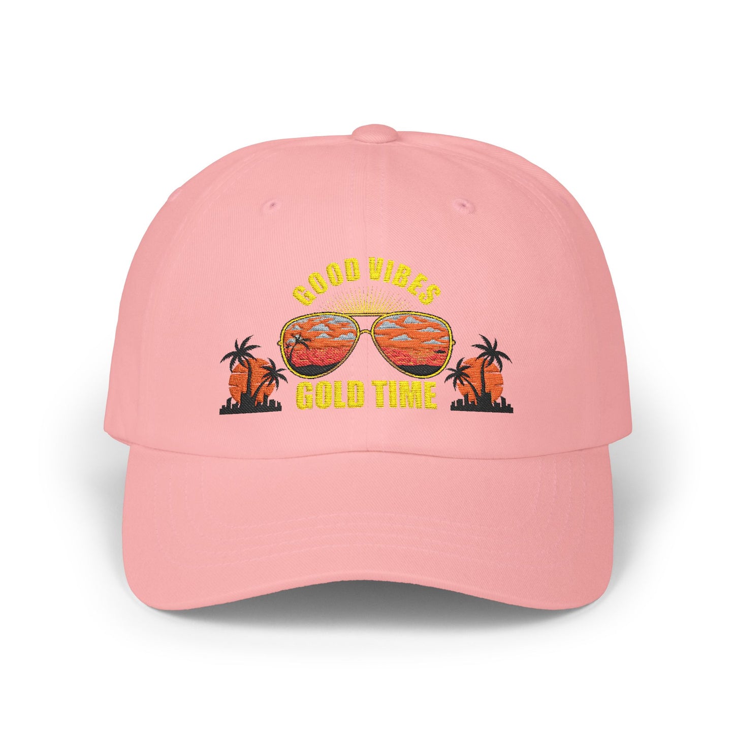 Good Vibes Classic Dad Cap, Unisex Hat, Summer Accessory,Vacation Style
