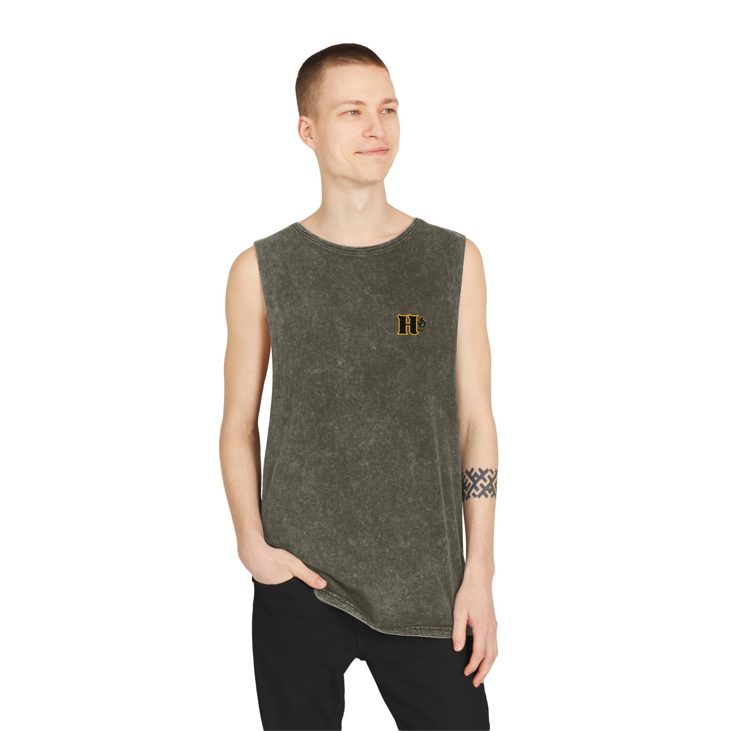 Unisex Stonewash Tank Top -  Casual Wear