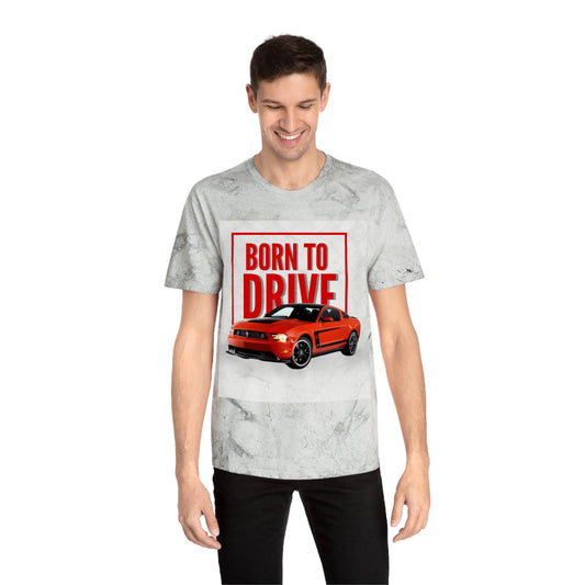 Born to Drive Unisex Color Blast T-Shirt, Automotive Apparel