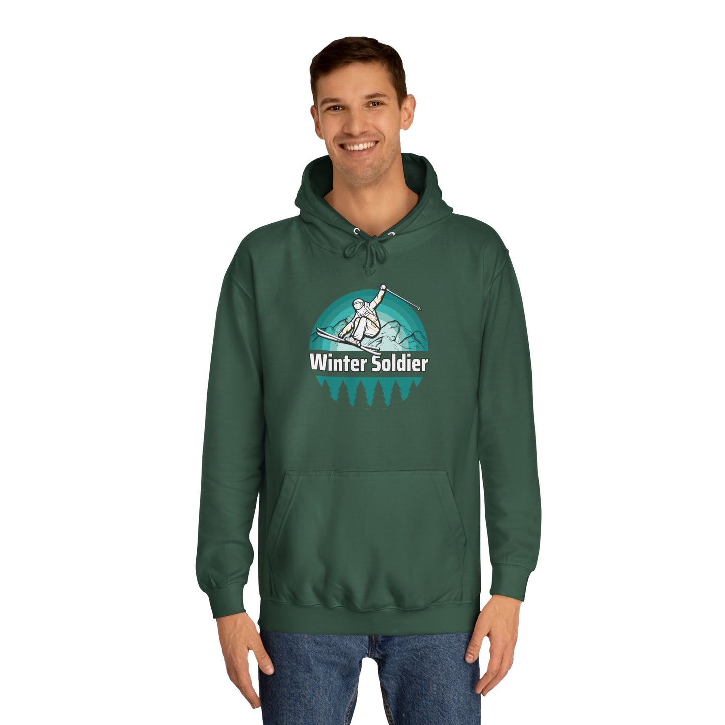Unisex College Hoodie for Winter Sports Enthusiasts, Cozy Winter Apparel