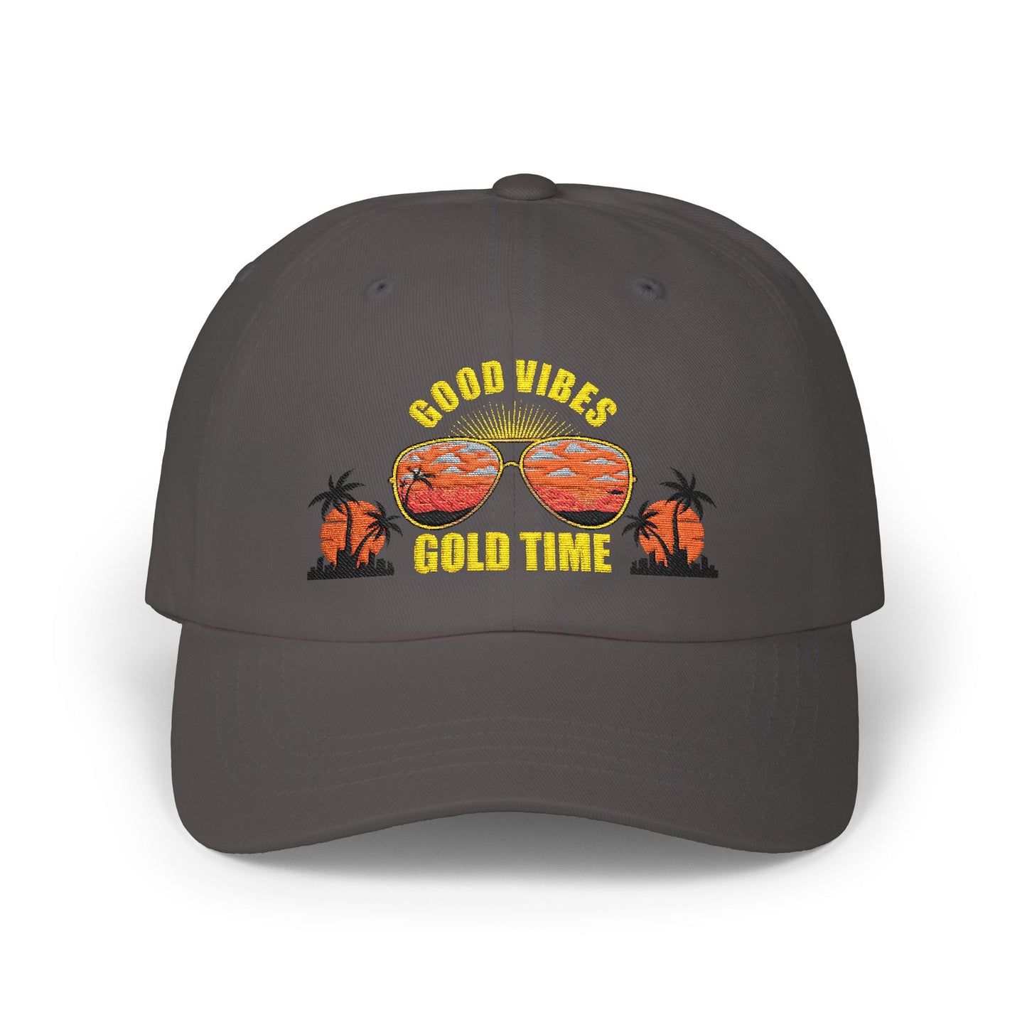 Good Vibes Classic Dad Cap, Unisex Hat, Summer Accessory,Vacation Style