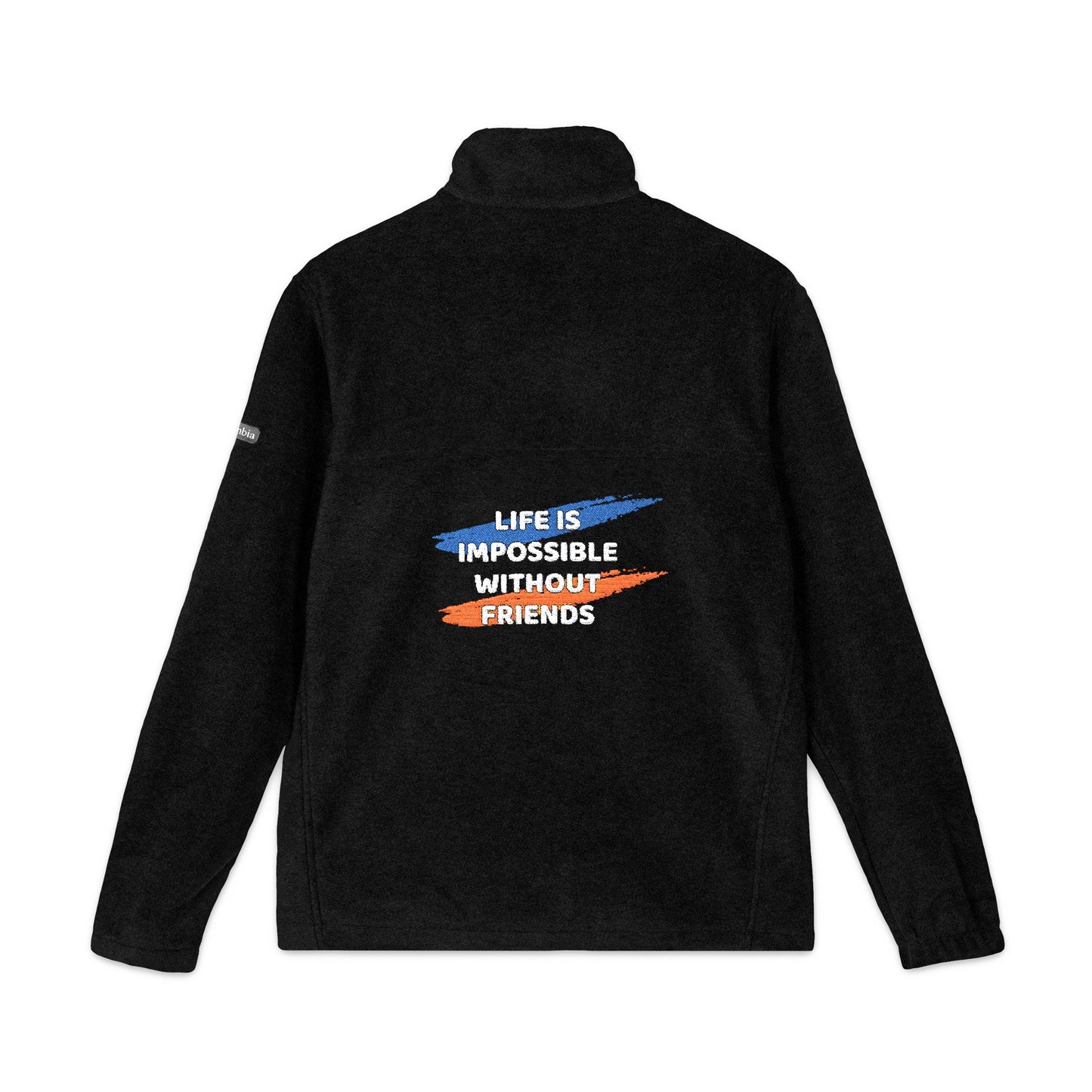 Cozy Embroidered Fleece Jacket| Perfect Gift for Holidays, Unisex Warm Jacket