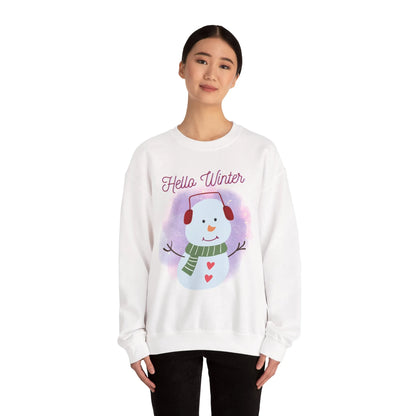 Winter-Themed Sweatshirt, Cozy Holiday Pullover,, Christmas Gift Printify Winter-Themed Sweatshirt, Cozy Holiday Pullover,, Christmas Gift Printify