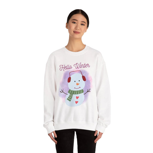 Winter-Themed Sweatshirt, Cozy Holiday Pullover,, Christmas Gift Printify Winter-Themed Sweatshirt, Cozy Holiday Pullover,, Christmas Gift Printify