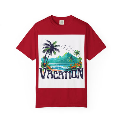Vacation Vibes Unisex T-Shirt - Perfect for Summer Getaways, Travel Enthusiasts