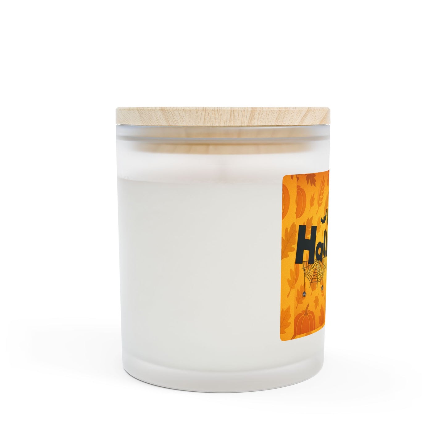 Frosted Glass Candle, Festive Scented Decor