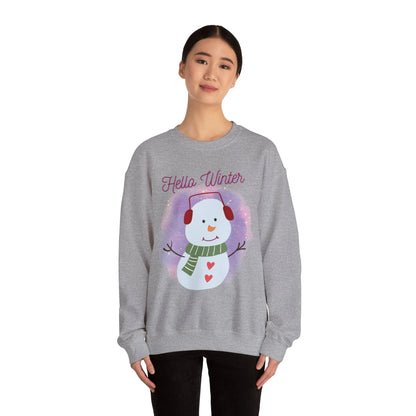 Winter-Themed Sweatshirt, Cozy Holiday Pullover,, Christmas Gift Printify Winter-Themed Sweatshirt, Cozy Holiday Pullover,, Christmas Gift Printify