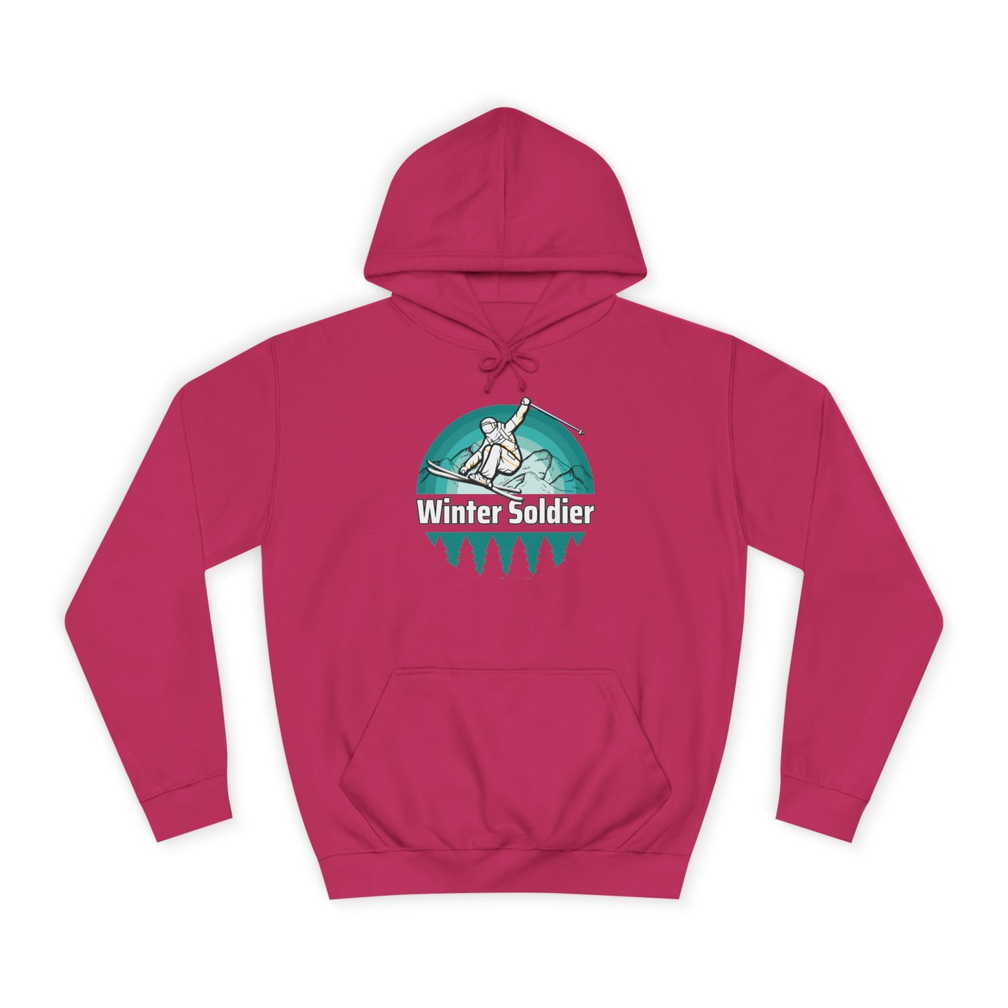 Unisex College Hoodie for Winter Sports Enthusiasts, Cozy Winter Apparel