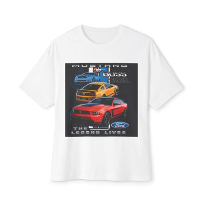 Mustang Vintage Unisex Oversized Boxy Tee, Retro Graphic Tee, Casual Streetwear Printify