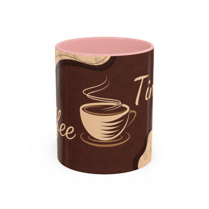 Coffee Time Accent Mug Printify