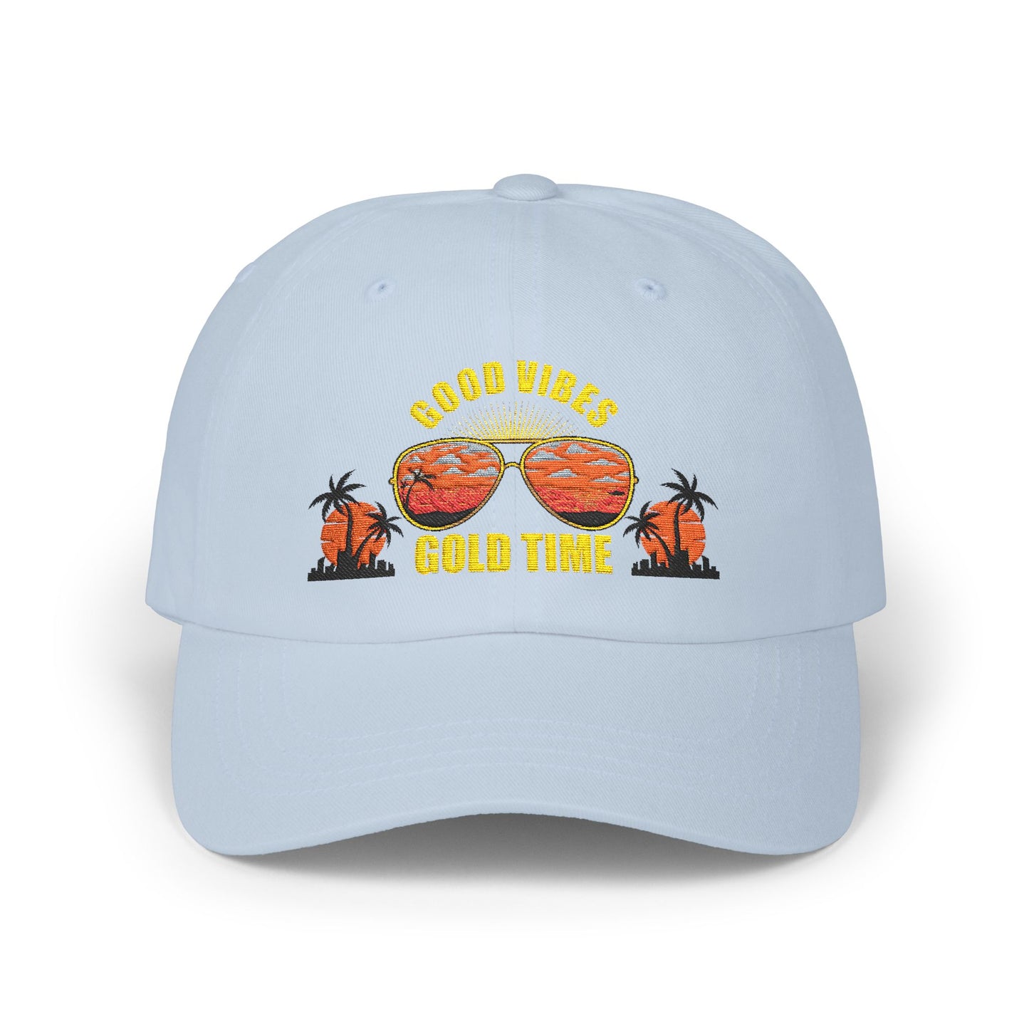 Good Vibes Classic Dad Cap, Unisex Hat, Summer Accessory,Vacation Style