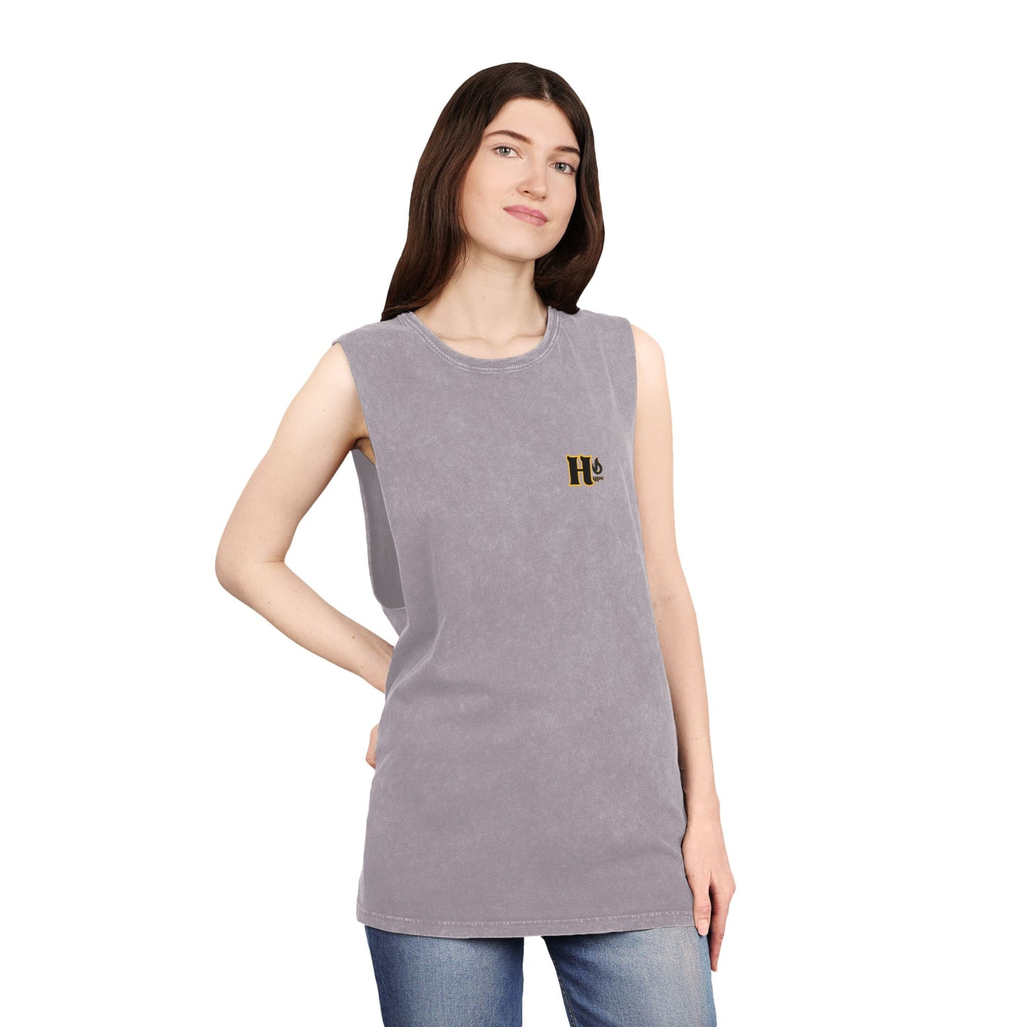 Unisex Stonewash Tank Top -  Casual Wear