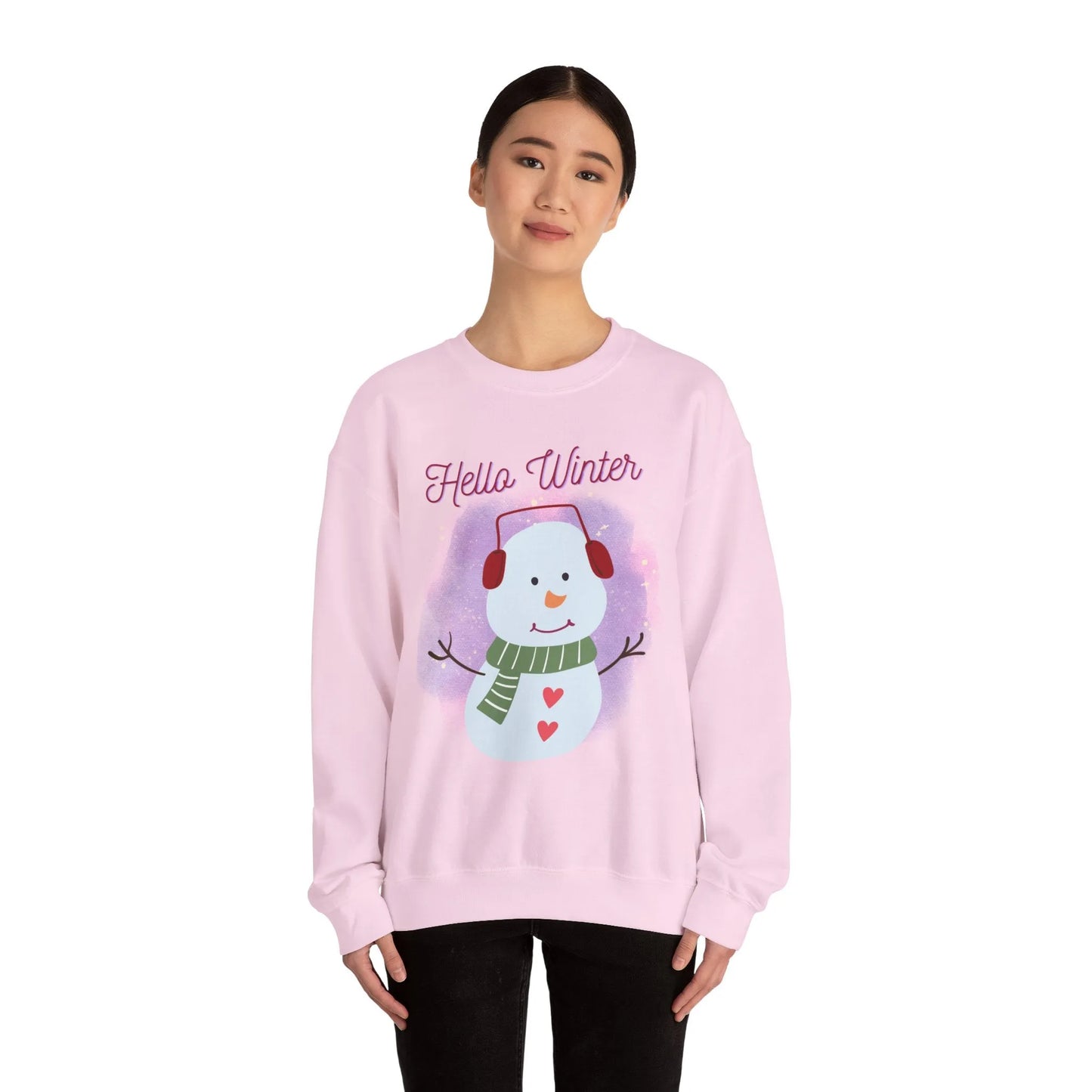 Winter-Themed Sweatshirt, Cozy Holiday Pullover,, Christmas Gift Printify Winter-Themed Sweatshirt, Cozy Holiday Pullover,, Christmas Gift Printify