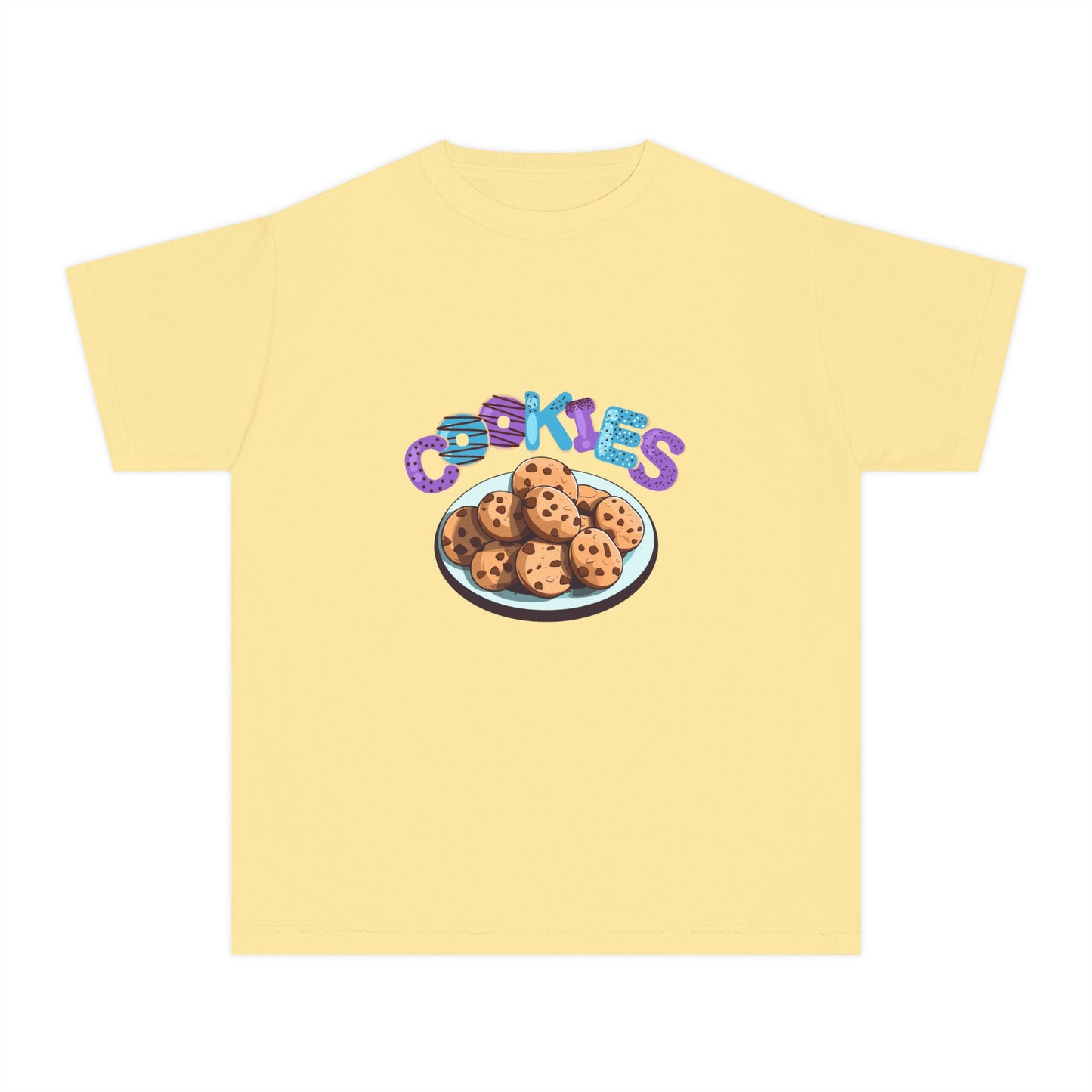 Cookie Lover Youth Tee, Youth Midweight Tee, Sweet Treats Apparel