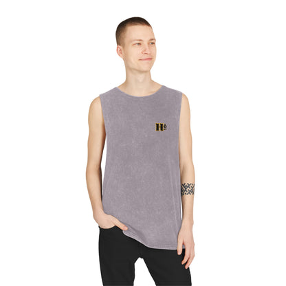 Unisex Stonewash Tank Top -  Casual Wear