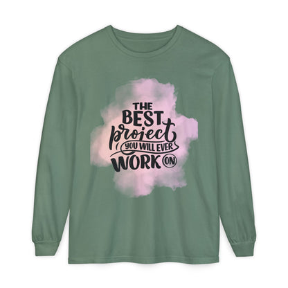 Motivational Long Sleeve T-Shirt, Inspirational Gift, Casual Wear, Birthday Present Printify